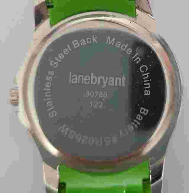 Lane Bryant Quart Watch. Has No Glass. Needs Battery. Very Small Band. SoldAsIs