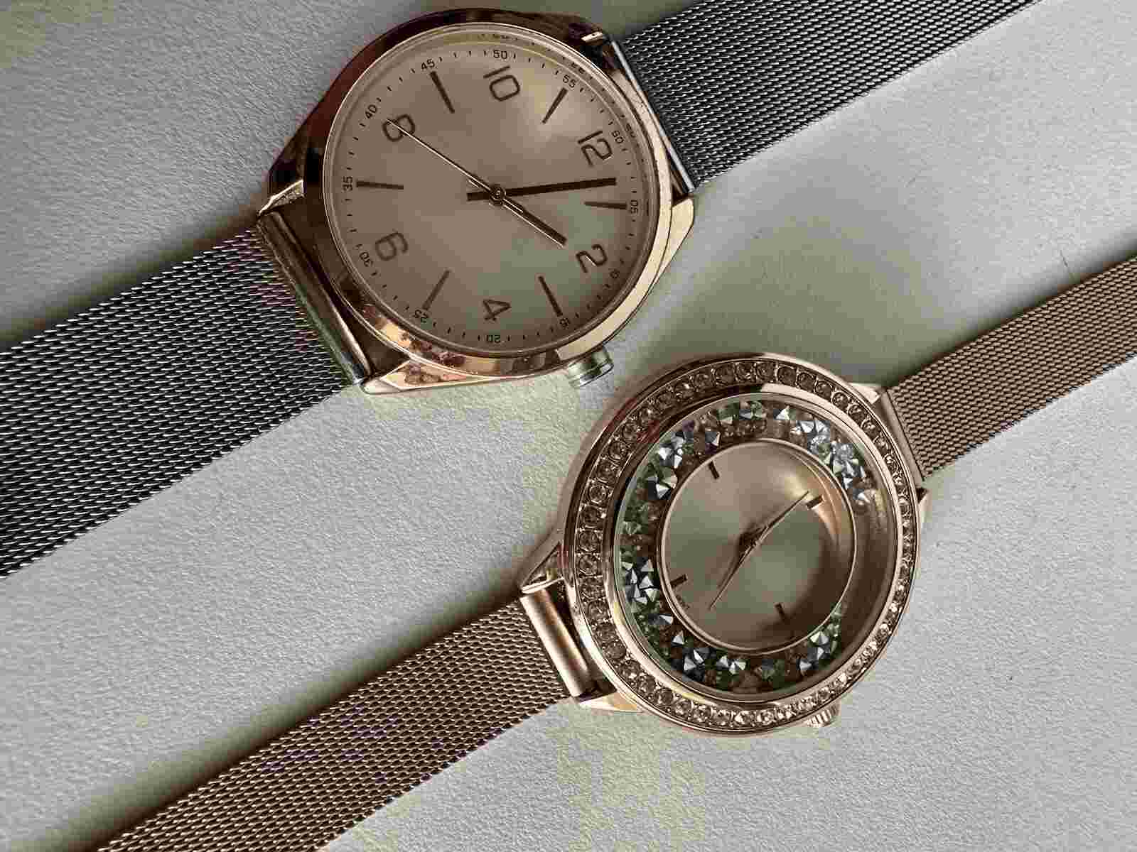 2 Rose Gold Fashion Watches