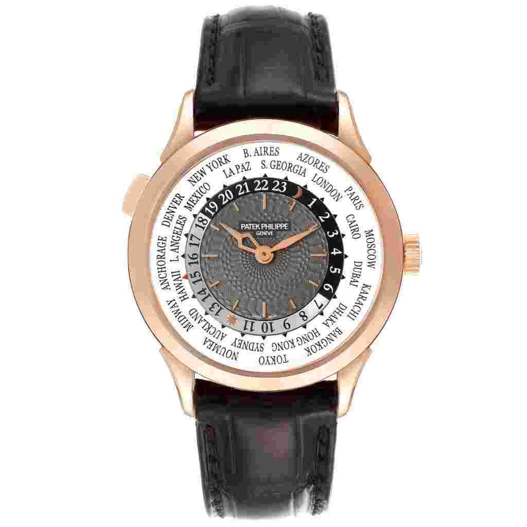 Patek Philippe World Time Complications Rose Gold Mens Watch 5230R