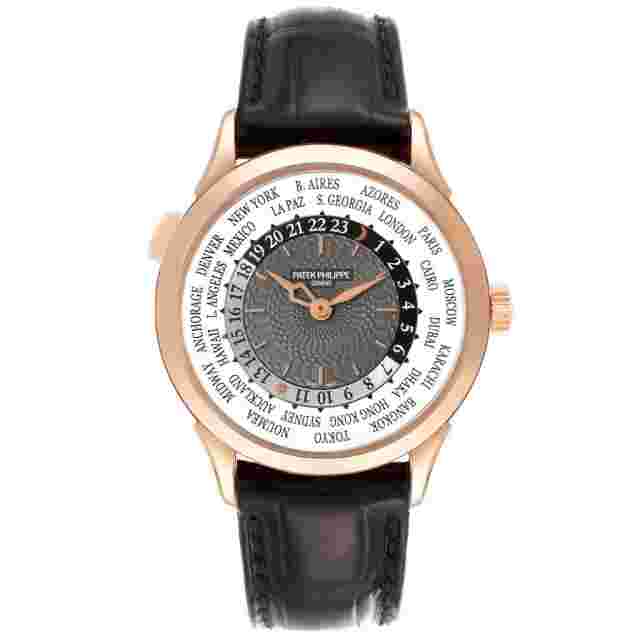 Patek Philippe World Time Complications Rose Gold Mens Watch 5230R