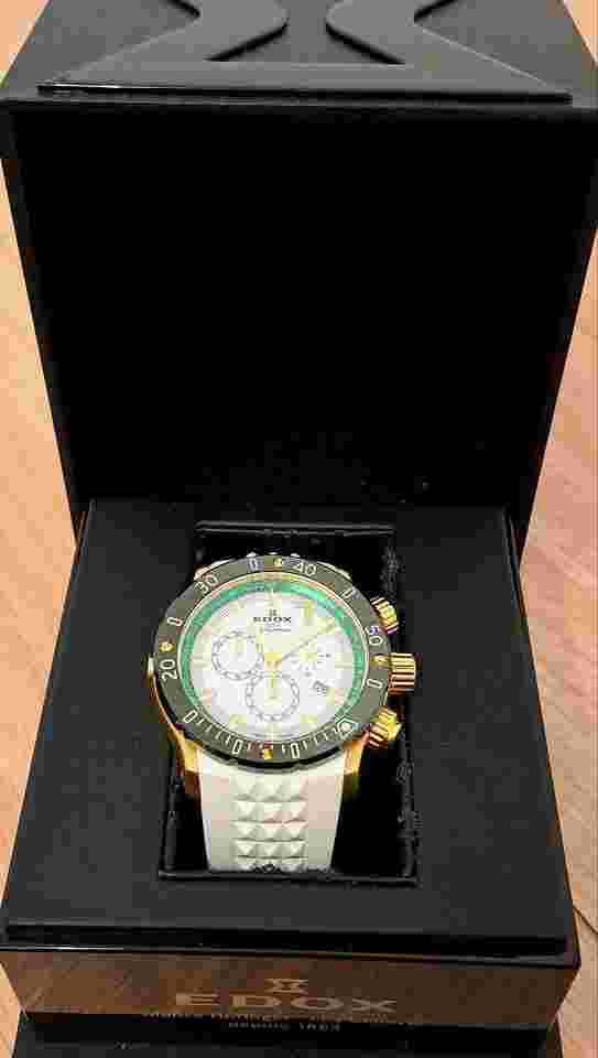 Edox Chrono Offshore 1 Chronograph Sea to Sky Diamond 300 pieces #QOABVK