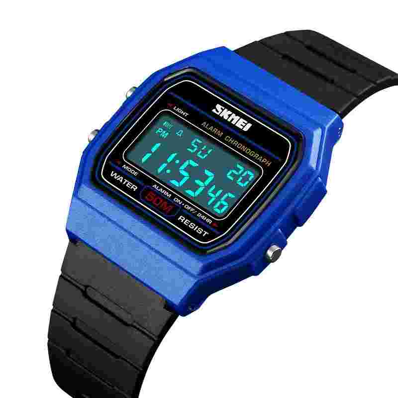 For Men Women Ladies Boys Girls Teens 5atm Waterproof Sports Digital Wrist Watch