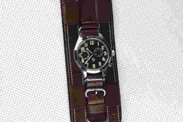 Soviet Chronograph SLAVA Wristwatch men watch 2Chz Captain's watch