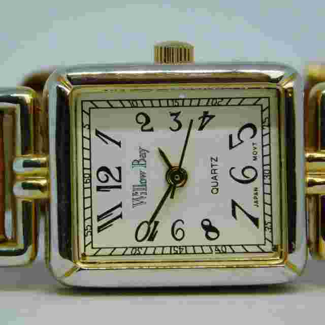 Willow Bay 26386SH Genuine Leather Quartz Analog Women's Watch New Battery