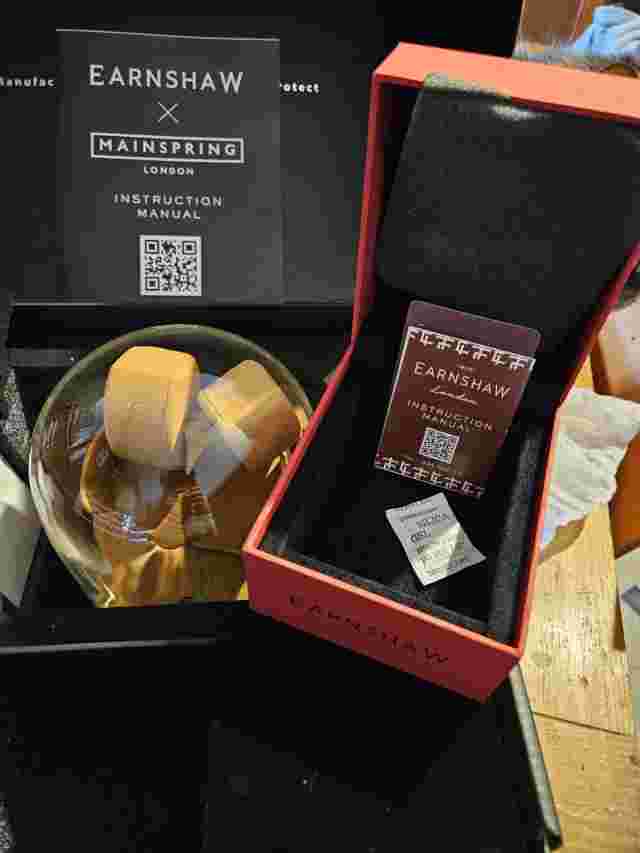 Thomas Earnshaw Armoury Sea Blue Gift Set ES-8248-33 W/Watch Winder