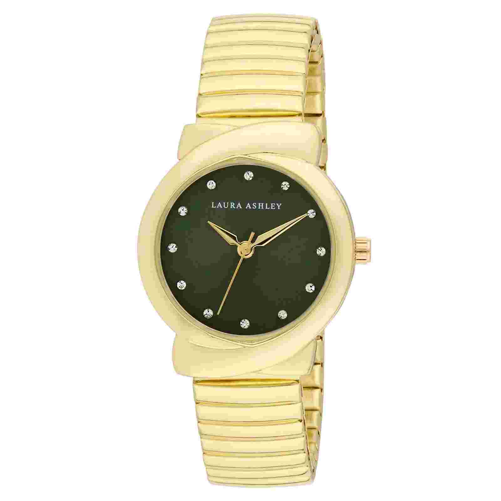 Laura Ashley Women's 28mm Bow Expansion Strap Watch (LA2104)