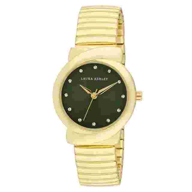 Laura Ashley Women's 28mm Bow Expansion Strap Watch (LA2104)