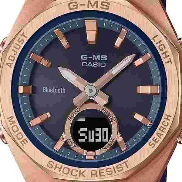 BABY-G G-MS MSG-B100G-2AJF Women's Watch Solar Bluetooth navy resin band NEW