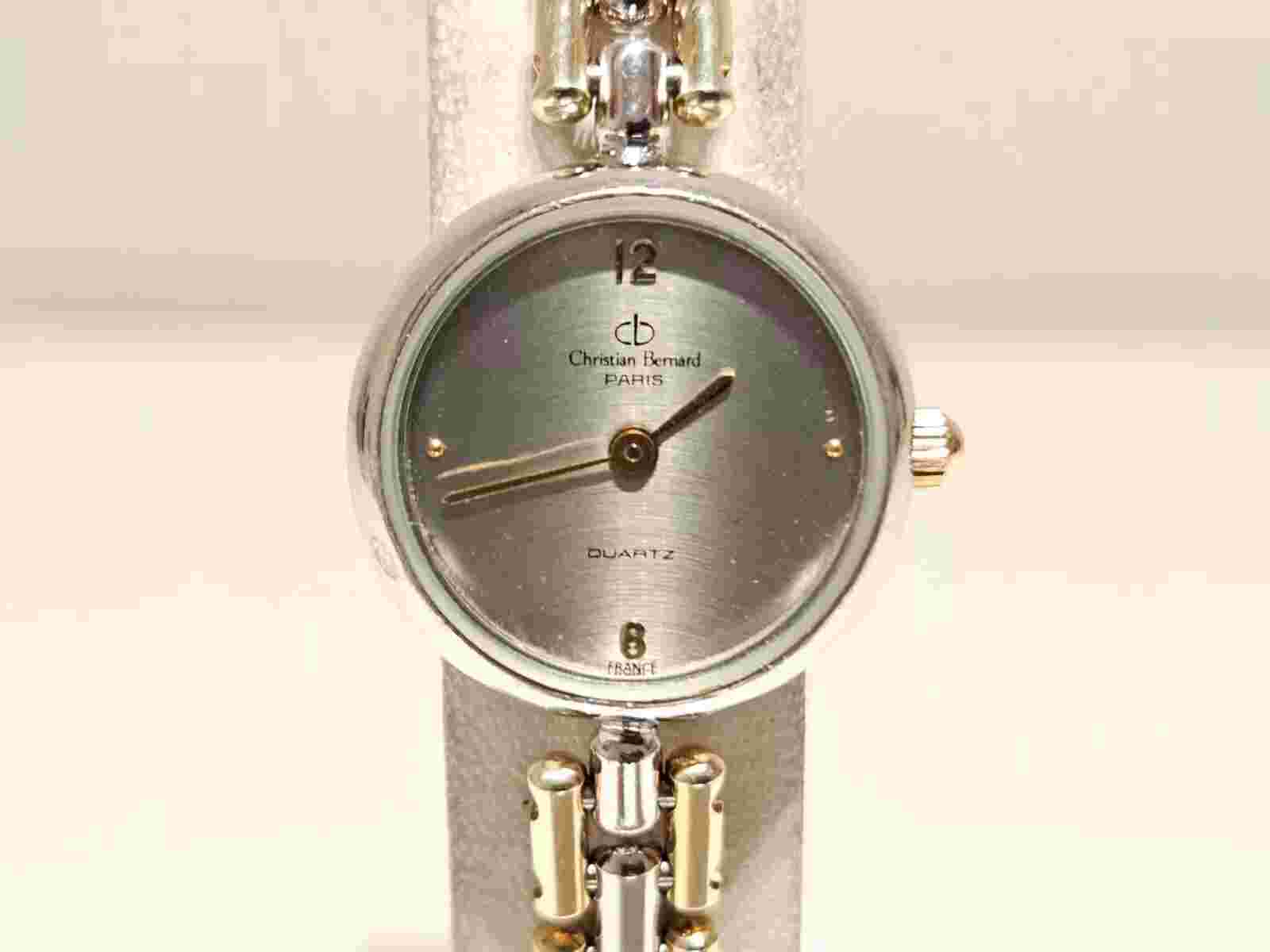 VINTAGE LUXURY FRANCE LADIES QUARTZ WATCH BRACELET "CHRISTIAN BERNARD" PARIS
