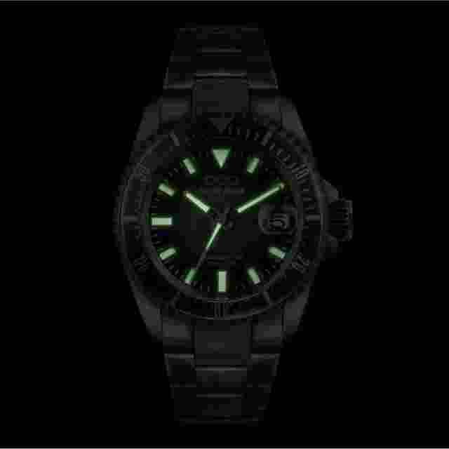 Out Of Order 001-21.NE Men's Black Automatico Quaranta Wristwatch