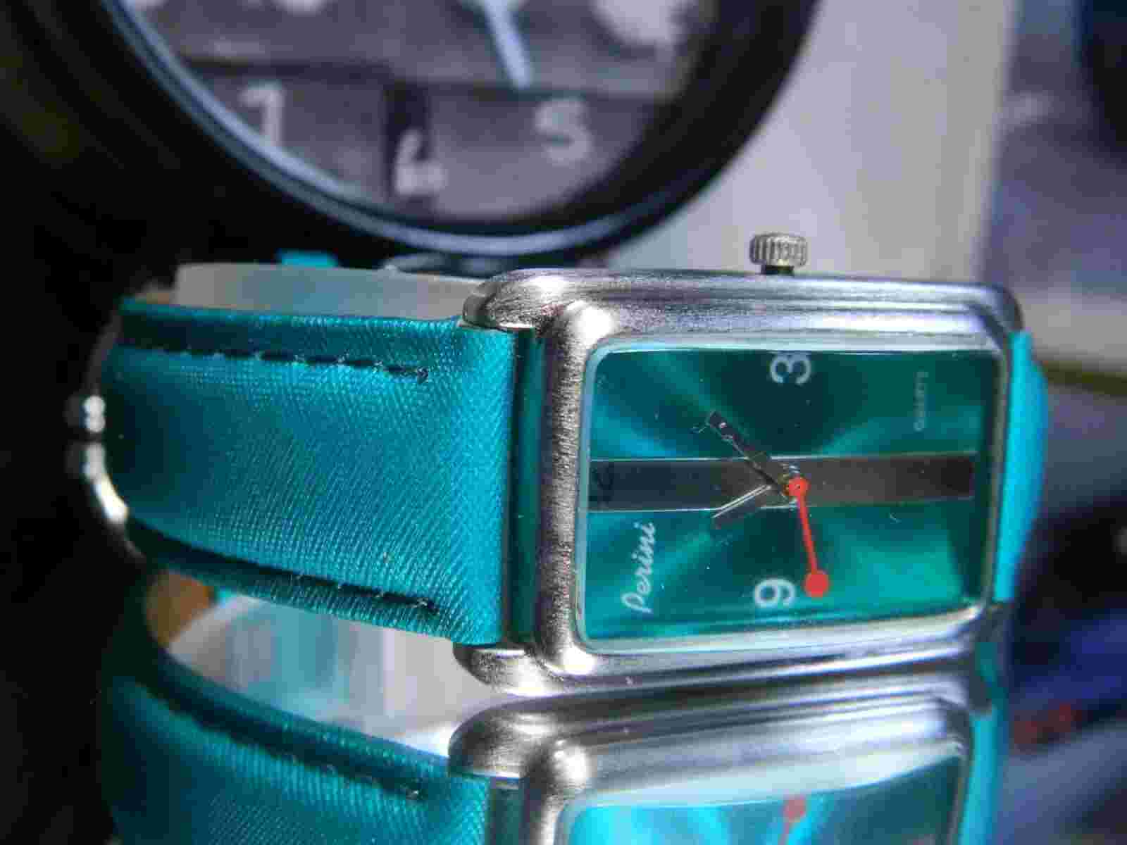 GREAT GIFT Women's Aqua Neon Japanese Perini Watch 2 Yr Warranty VOLUME DISCOUNT