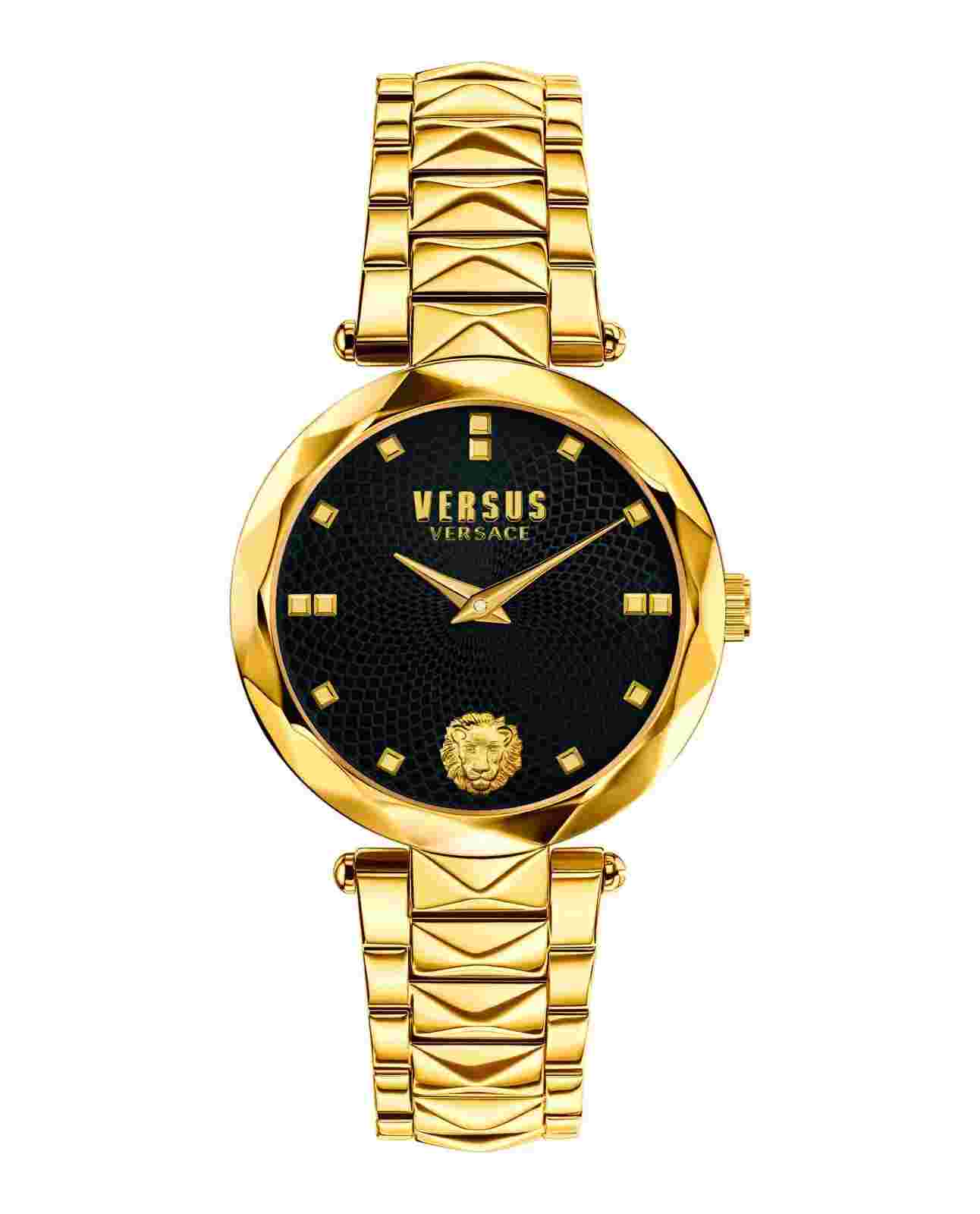 Versus Versace Womens Covent Garden Gold 36mm Bracelet Fashion Watch