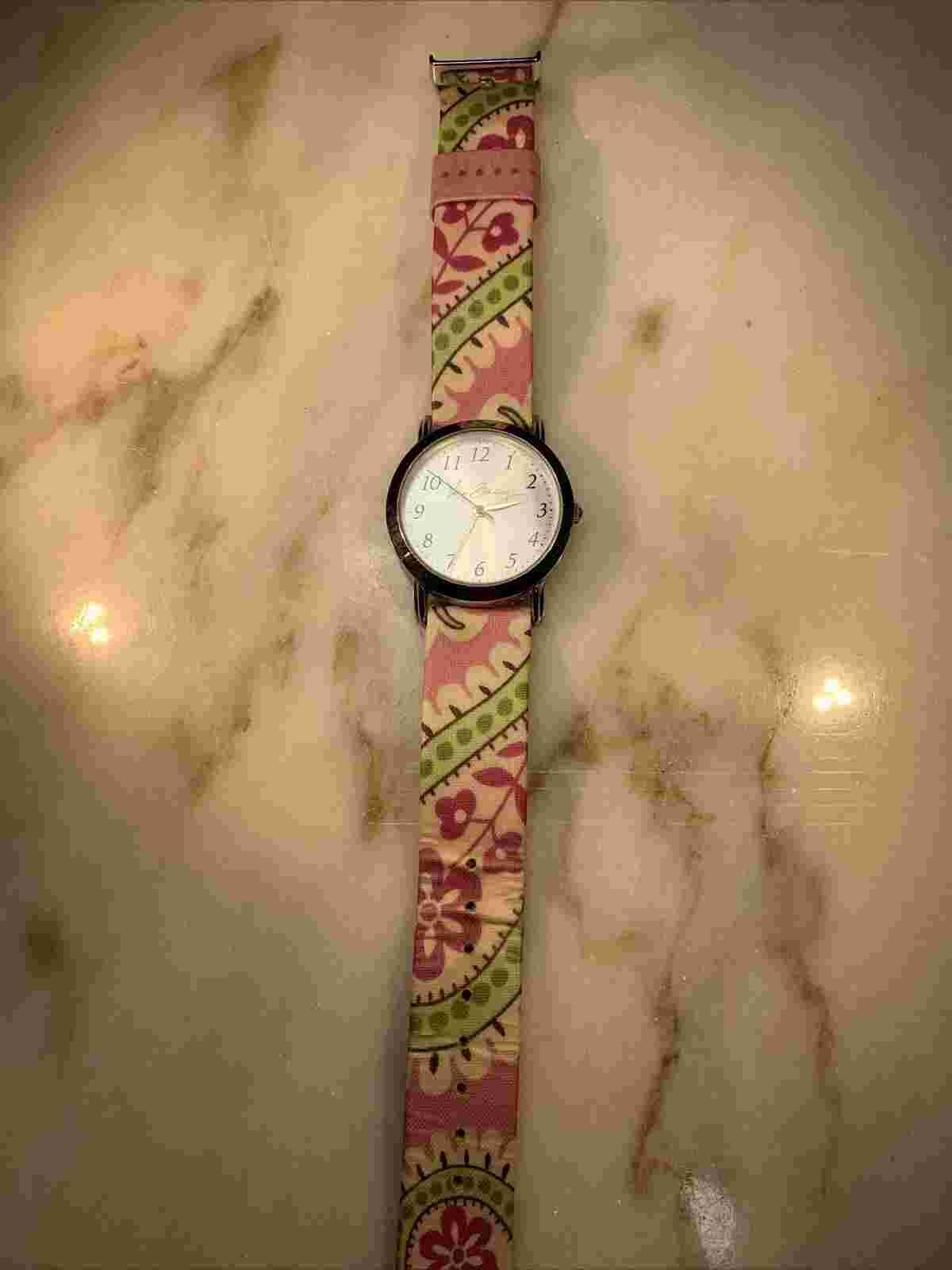Vintage Vera Bradley Floral Watch
