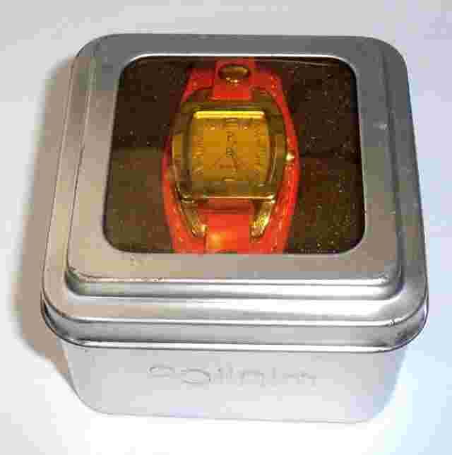 Polini Ladies Sport Silvertone Watch Pink Band, New!