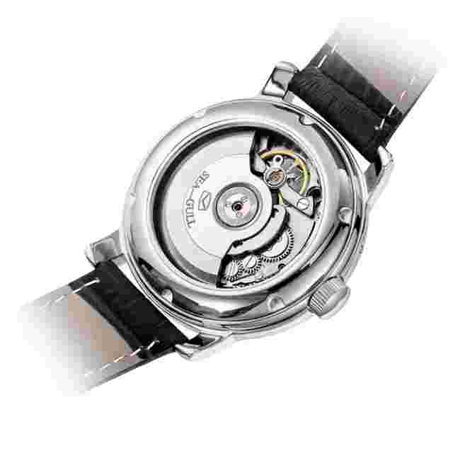 Seagull Mens Watch Automatic Mechanical Wristwatch Hollow Flywheel Watch For Men
