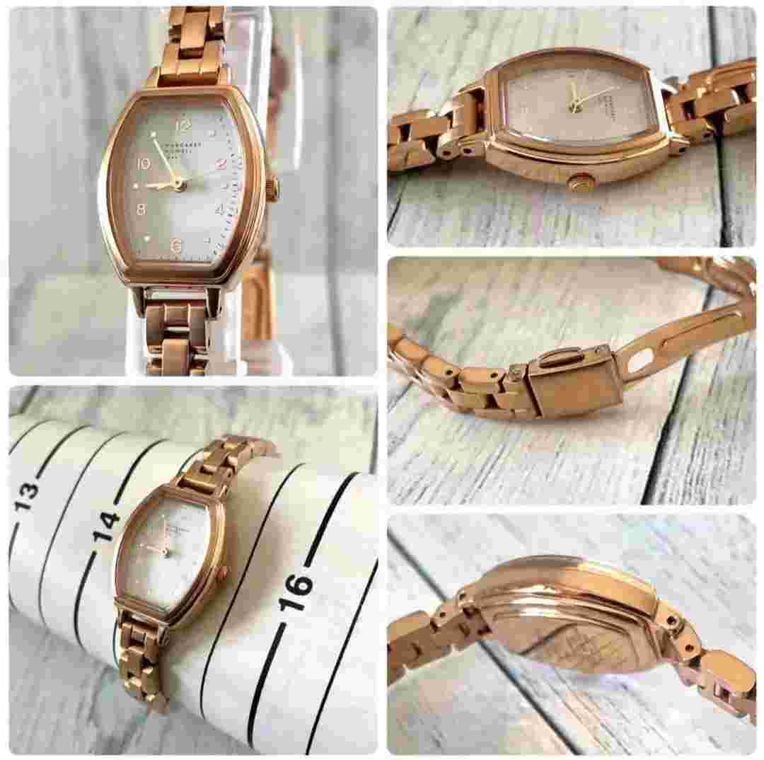 MARGARET HOWELL Analog Watch Pink Gold Ladies White x Pink Gold Used Excellent