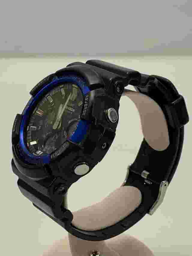 CASIO G-SHOCK Solar Analog-Digital Watch Black Rubber Excellent JAPAN