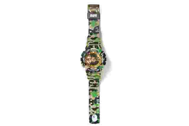 BAPE A BATHING APE G-SHOCK GA-110 25th ANNIVERSARY EXCLUSIVE MODEL GREEN CAMO