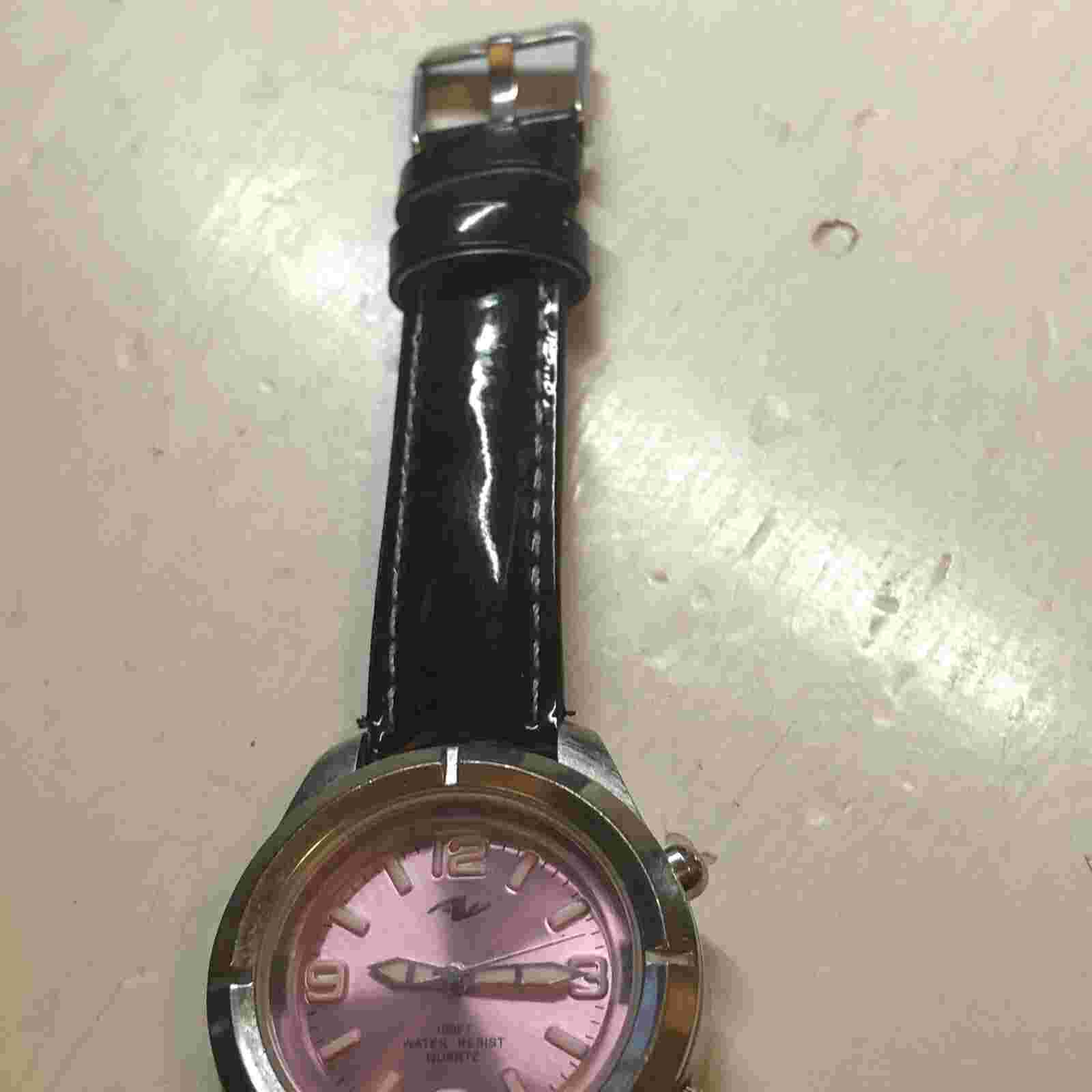 Athletic Works Pink Face Watch