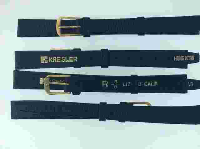 Watch Bands - Black Lizard Calf size Regular 3/8 - Special Pricing