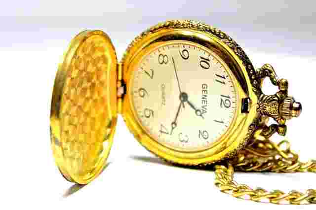 Antique Mercedes 1903 Gold Electronic Hunting Case Pocket Watch