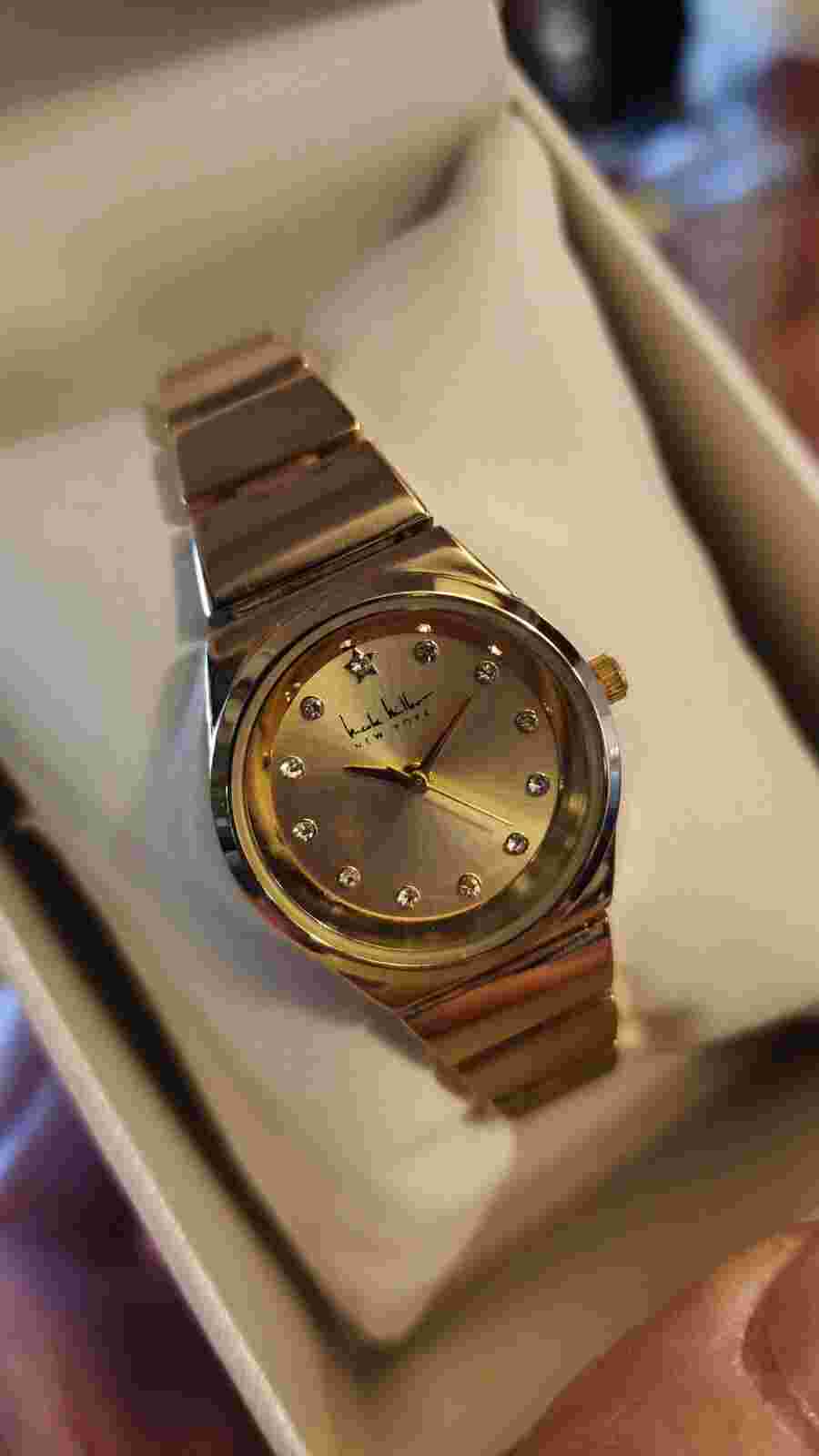 Nocole Miller Watch Gold Tone Boxed