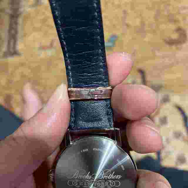 Brooks Brothers Men's Used Watch Hand-rolled Round Face Analog Date
