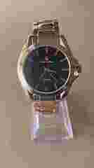 Luis Cardini Rose Gold Quartz Women's Watch Elegant Timepiece Black Dial
