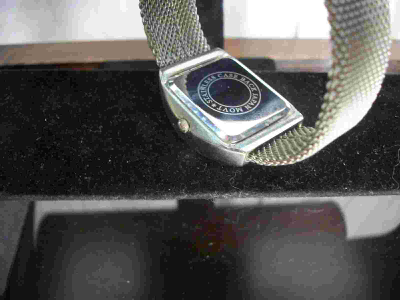 Bay Studio Watch Women's Analog Mother of Pearl Face,  Silver Toned Cuff Band