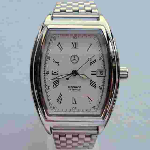 Mercedes Benz Classic Art Deco Retro Car Accessory Swiss Made Automatic Watch