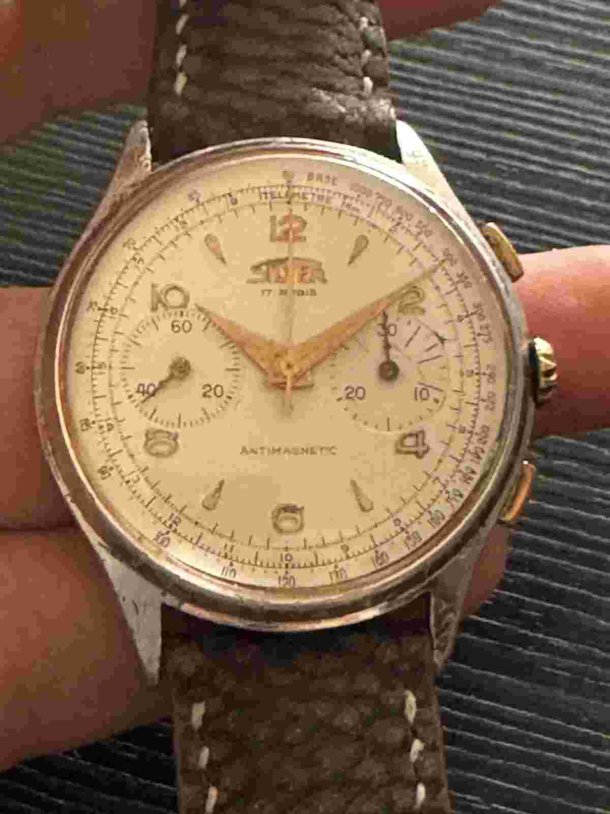 SILVER LANDERON 149 CHRONOGRAPH