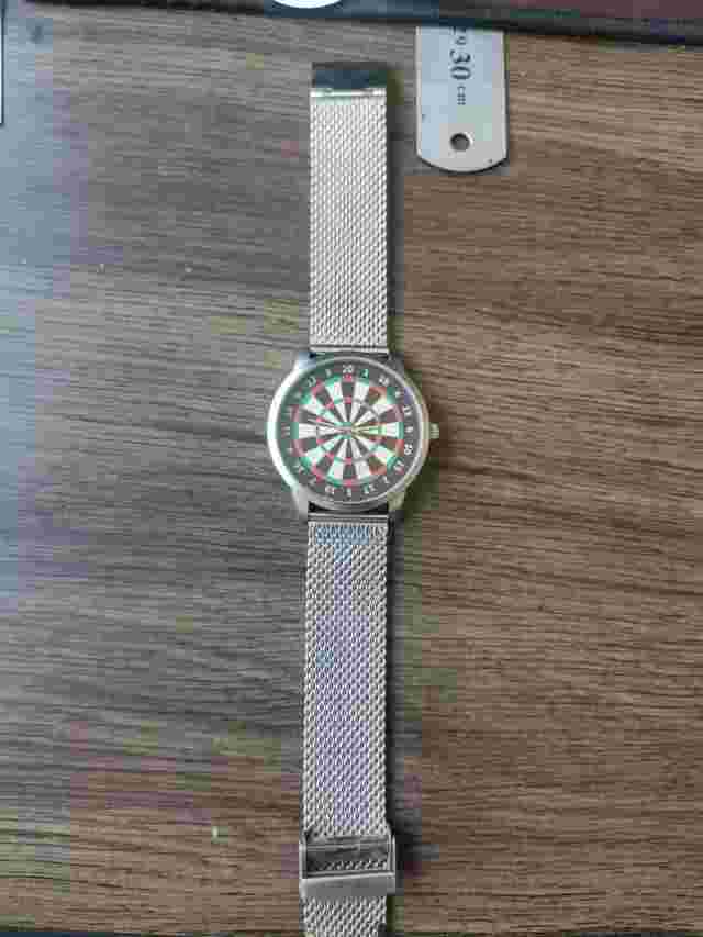 Unique Dart Board Inspired Men's Watch-"Bullseye"