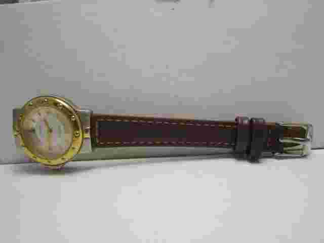 America Perry Ellis Quartz Ladies Watch W/Date Works Fine, New Band.