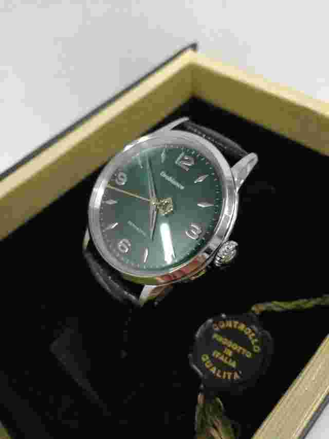 Orobianco Blk/Grn 21Jewels Box Automatic Windingwatch