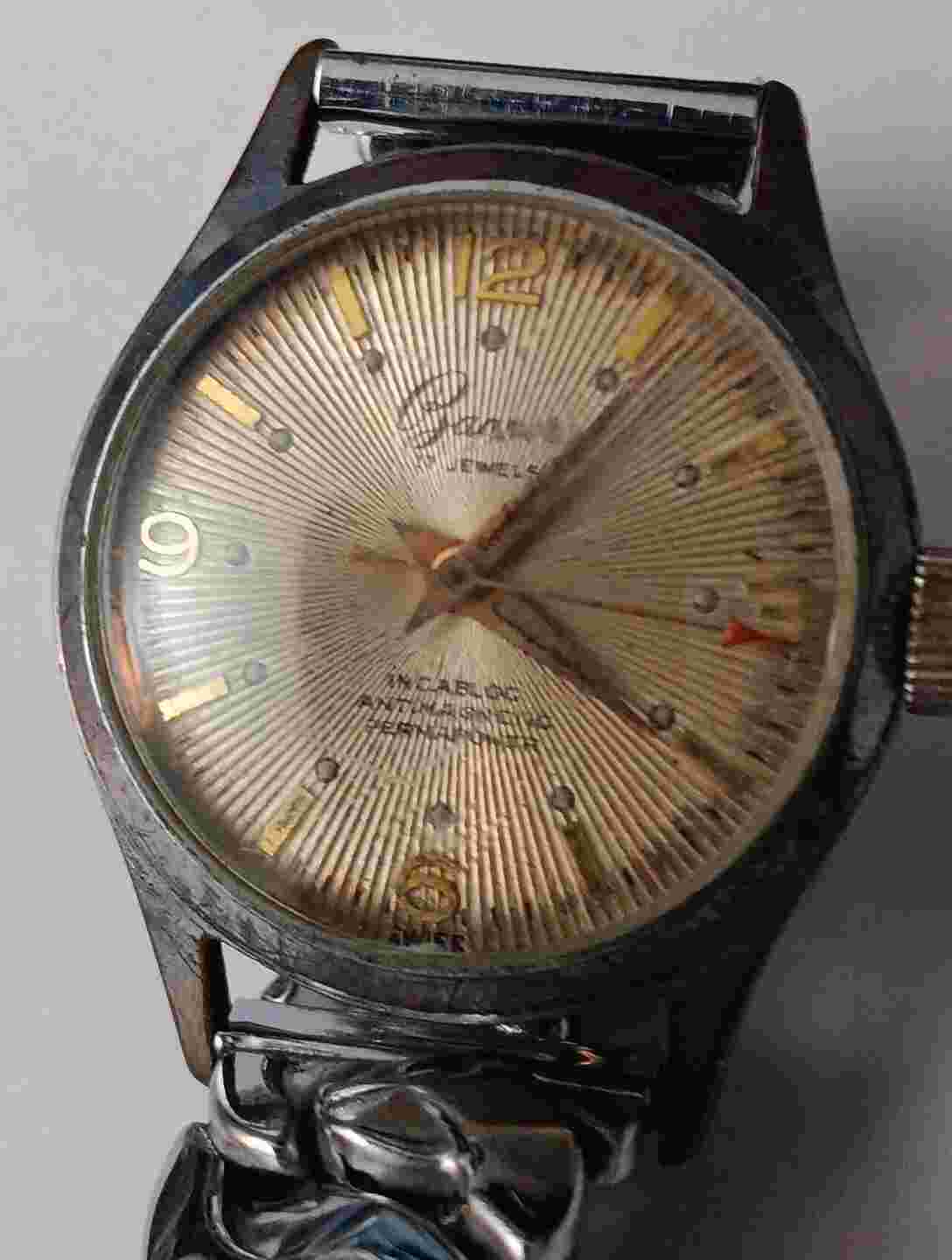 Vintage Banner Incabloc Permapower Watch 17 Jewels