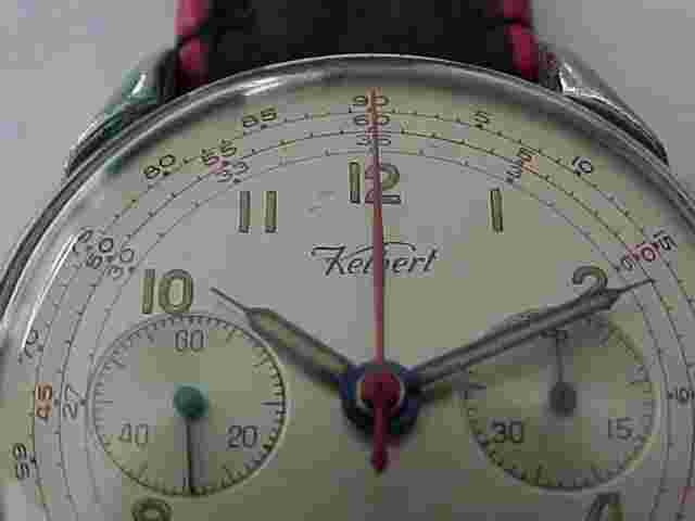 Excellent Kelbert Chronograph 38 MM Just Serviced Outstanding Looking A Must-See