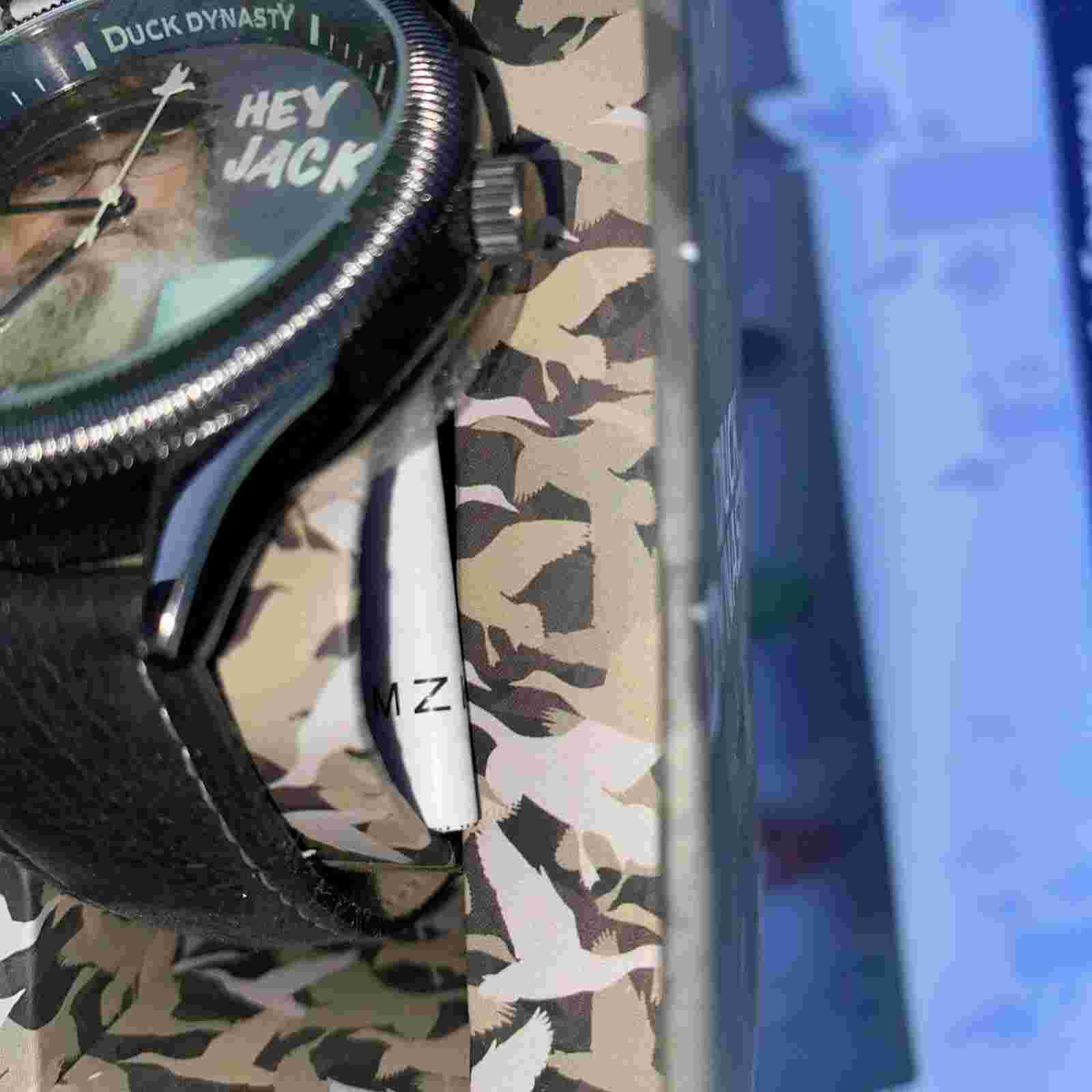 Duck Dynasty "Hey Jack" Watch DDY018 Box And Papers Needs Battery Uncle Si EDW4
