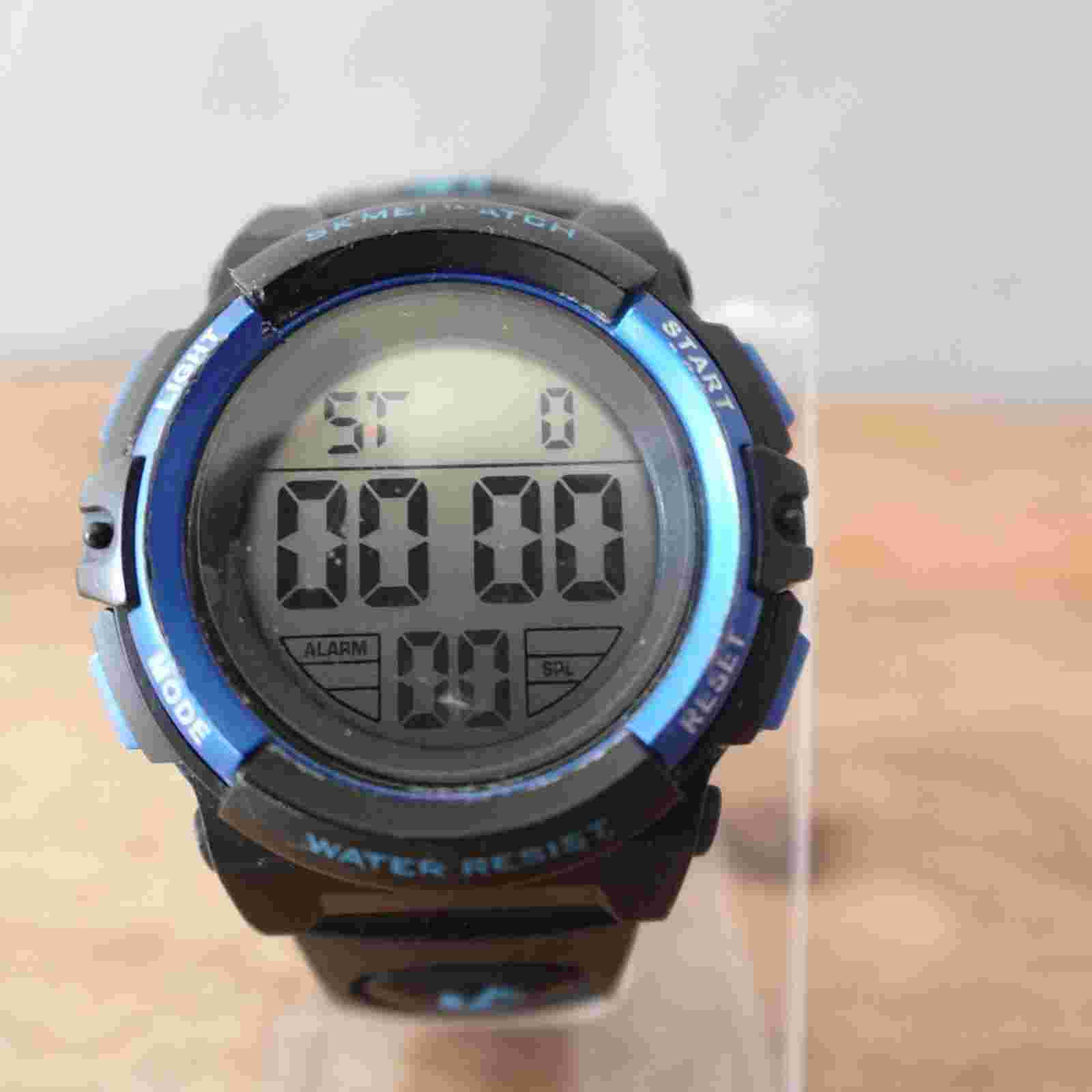 Skemi Sport Watch Men Black Digital Multi Function Alarm Stopwatch
