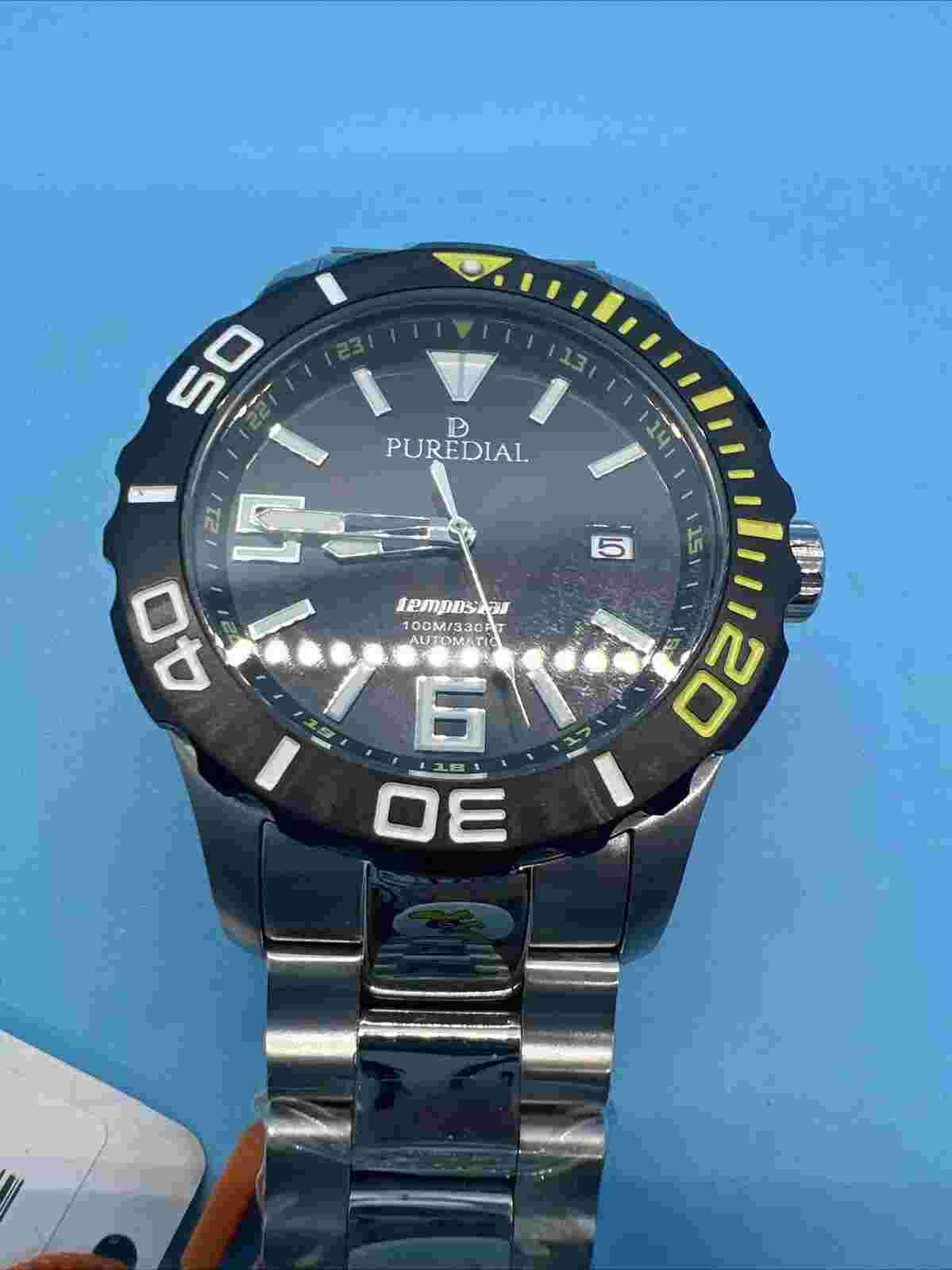 Puredial Tempostar Men’s Watch PDTS 2300/Automatic Movement/MSRP $525/No Box
