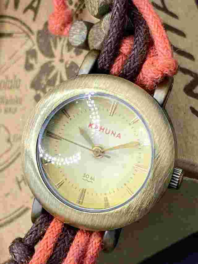 KAHUNA Surfer Girl String Tie Wrist Watch - New Battery Fitted New Old Stock