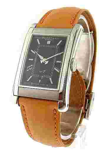 Bedat & Co. Stainles Steel, No. 7 Auto Date wristwatch w/ Box and papers 27mm