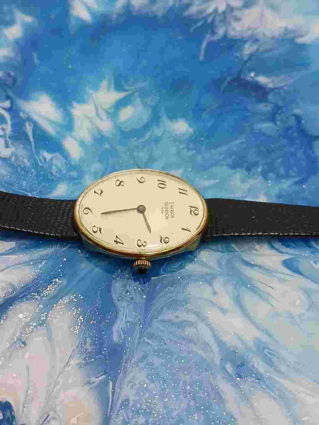 Vtg. Emerich Meerson Women's Watch France, Not Working