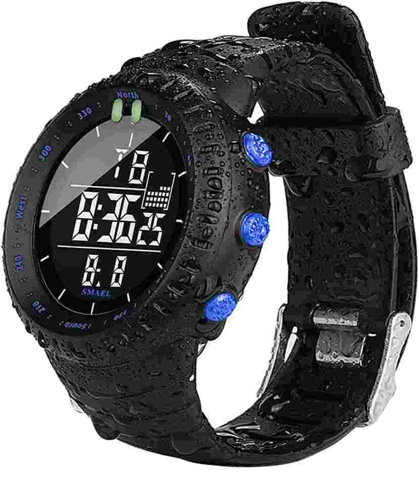 SMAEL Sport Watch LED Digital Men Watches Boy Girl Military Wristwatch Stopwatch