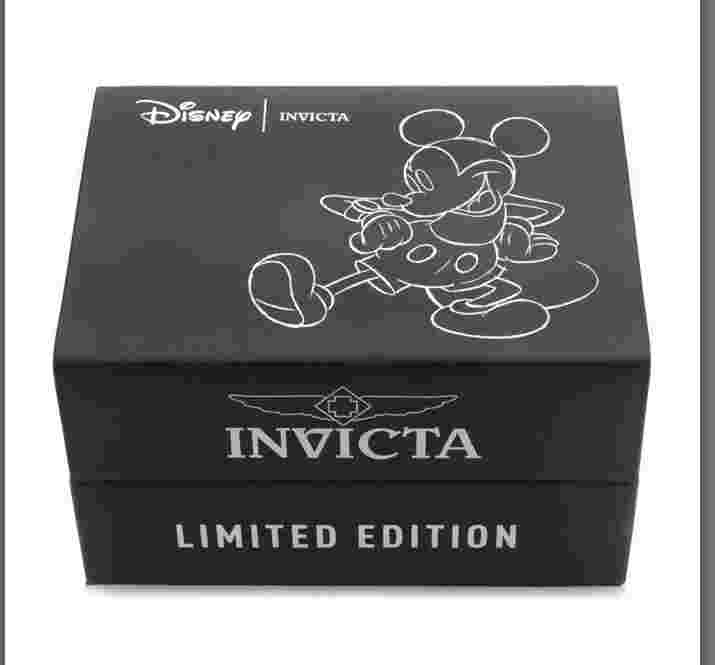 Invicta Disney Limited Edition Mickey Mouse Men's 48mm Black Chrono Watch 37808