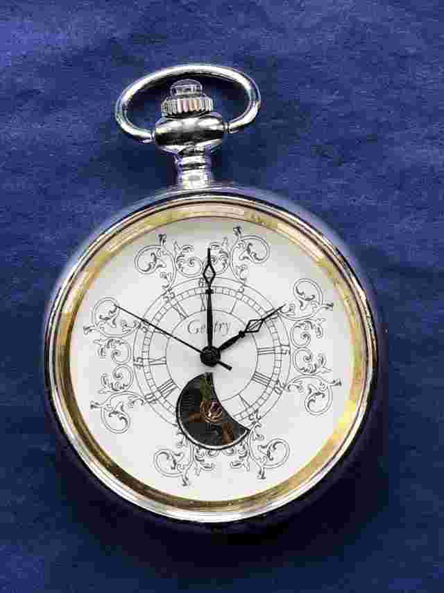 VTG Style Heritage Open Face/Back Pocket Watch  (Working)(I.100/AL1/31)
