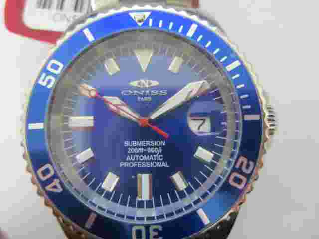 ONISS SUBMERSION MEN'S WATCH AUTOMATIC PROFESSIONAL ON5588-22 BLUE