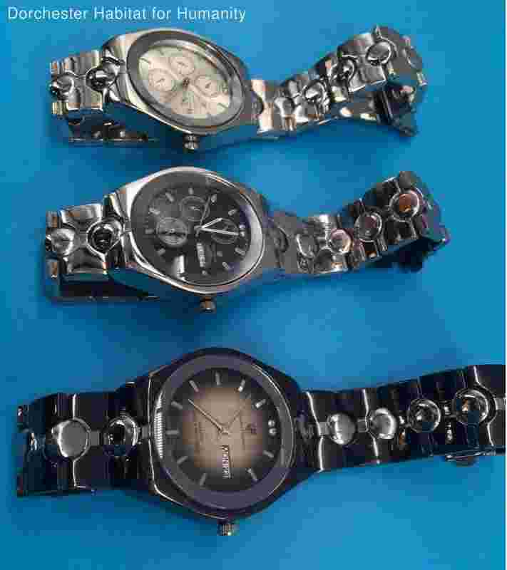 lot of 3 - Charles Dumont Men's Watches  - please see all pictures for condition