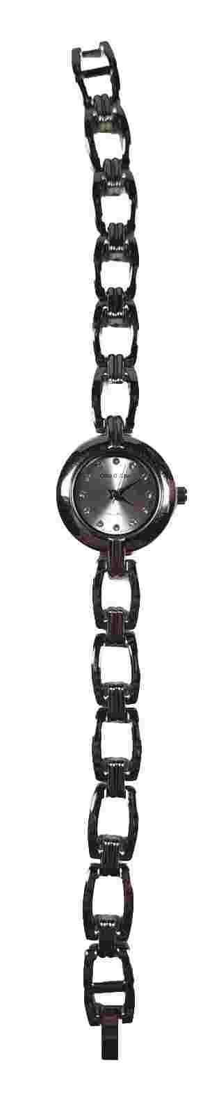 Cote d' Azur Women's 7.5" Silvertone Watch New Battery