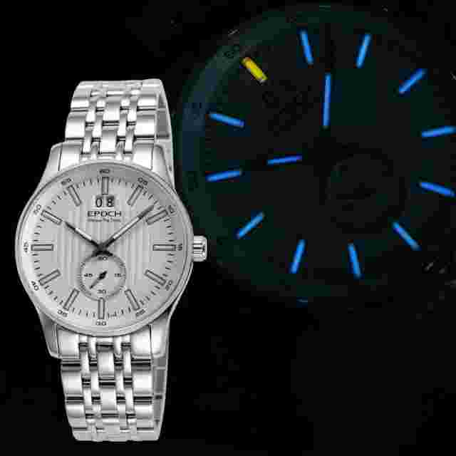 EPOCH Men Watch Luxury Mens Vintage Watches Luminous Business Quartz Wristwatch