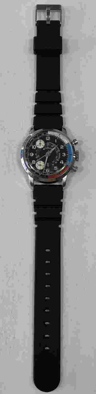 Vintage Endura Telemeter One Jewel Men’s Watch With Stopwatch ~ As Is